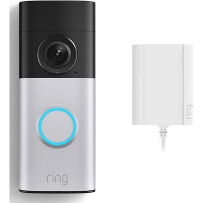 Ring - Wired Video Doorbell Plus - 2e Gen - Noir - doorbell Ring - Wired Video Doorbell Plus - 2e Gen - Noir - doorbell