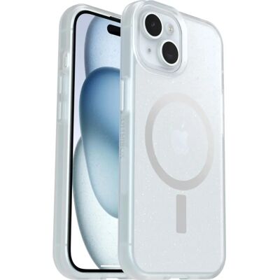 Coque OtterBox pour iPhone - Stardust - transparente - compatible MagSafe - Résistante aux chutes - Publicité Coque OtterBox pour iPhone - Stardust - transparente - compatible MagSafe - Résistante aux chutes - Publicité