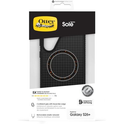OtterBox Sole hoesje voor Samsung Galaxy S26 - Zwart OtterBox Sole hoesje voor Samsung Galaxy S26 - Zwart