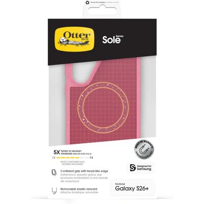OtterBox Sole Serie voor Samsung Galaxy S26 Roze Telefoonhoesje OtterBox Sole Serie voor Samsung Galaxy S26 Roze Telefoonhoesje