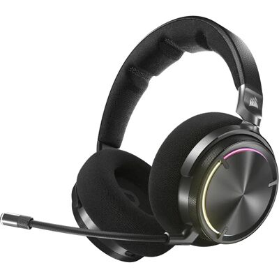 Casque gaming Corsair Virtuoso Max Wireless, Suppression de bruit, Dolby Atmos, Bluetooth - Publicité Casque gaming Corsair Virtuoso Max Wireless, Suppression de bruit, Dolby Atmos, Bluetooth - Publicité