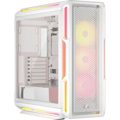 Corsair iCUE LINK 5000T LX RGB Branco - Gabinete de PC Corsair iCUE LINK 5000T LX RGB Branco - Gabinete de PC