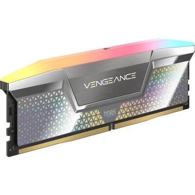 Corsair Vengeance RGB DDR5 Muisti - 48GB - Hopea - DDR5 RAM Corsair Vengeance RGB DDR5 Muisti - 48GB - Hopea - DDR5 RAM