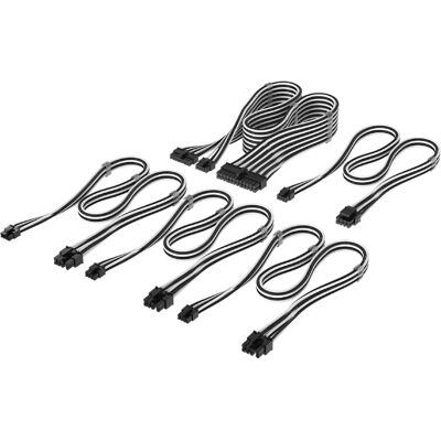 Corsair CP-8920376 Netzkabel - Starter Kit, 5x Netzteilkabel, Typ-4 Corsair CP-8920376 Netzkabel - Starter Kit, 5x Netzteilkabel, Typ-4