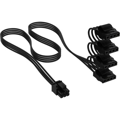 Corsair CP-8920397 Stromkabel - 0,75 m - Schwarz - Stromkabel Corsair CP-8920397 Stromkabel - 0,75 m - Schwarz - Stromkabel