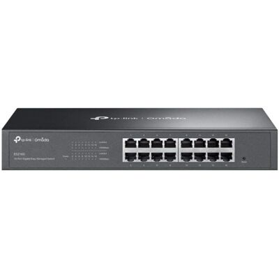 TP-Link - ES216G - 16x Gigabit RJ45 - Fanless - Przełącznik sieciowy TP-Link - ES216G - 16x Gigabit RJ45 - Fanless - Przełącznik sieciowy