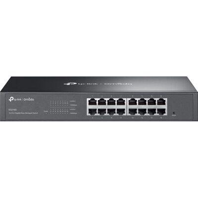 TP-Link - ES216G - 16x Gigabit RJ45 - Fanless - Síťový switch TP-Link - ES216G - 16x Gigabit RJ45 - Fanless - Síťový switch