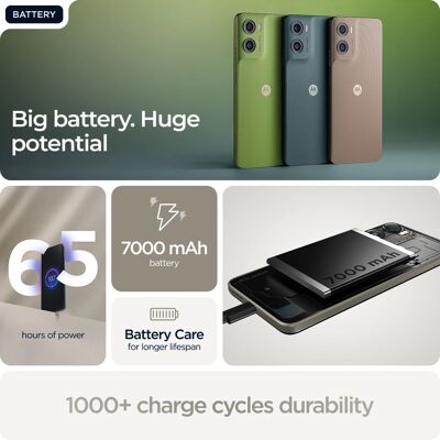 Motorola G06 Power - 8GB RAM 256GB - Khaki - Smartphone Motorola G06 Power - 8GB RAM 256GB - Khaki - Smartphone