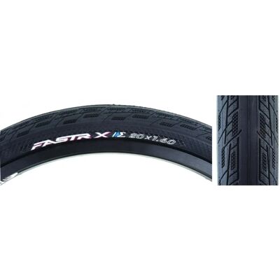 Pneu Urbain Tioga Fastr-X S-Spec 20" X 1.60 - Roue de vélo - Publicité Pneu Urbain Tioga Fastr-X S-Spec 20" X 1.60 - Roue de vélo - Publicité