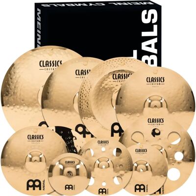 Meinl Percussion Becken - B10 Bronze Cymbal Set - Heavy-Style Complete Cymbals Meinl Percussion Becken - B10 Bronze Cymbal Set - Heavy-Style Complete Cymbals