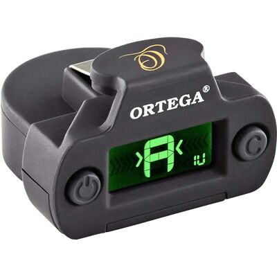 Tuner à fente Ortega OCST-1BK - Guitare acoustique, 4 modes Tuner à fente Ortega OCST-1BK - Guitare acoustique, 4 modes