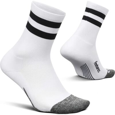 Feetures Vita Lätta Dämpade Höga Strumpor - Storlek L Feetures Vita Lätta Dämpade Höga Strumpor - Storlek L