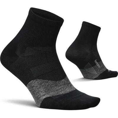 Feetures Elite Ultra Light Quarter Strumpor - Svart, M Feetures Elite Ultra Light Quarter Strumpor - Svart, M
