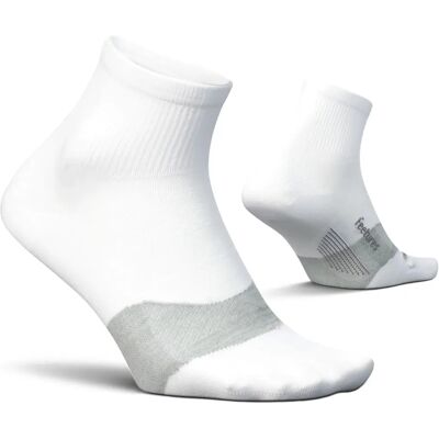 Feetures Elite Ultra Light Quarter Strumpor - Vit - Strumpor Feetures Elite Ultra Light Quarter Strumpor - Vit - Strumpor