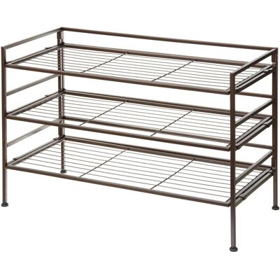 Amazon Basics Shoe Rack - 9 Pairs, Black Amazon Basics Shoe Rack - 9 Pairs, Black