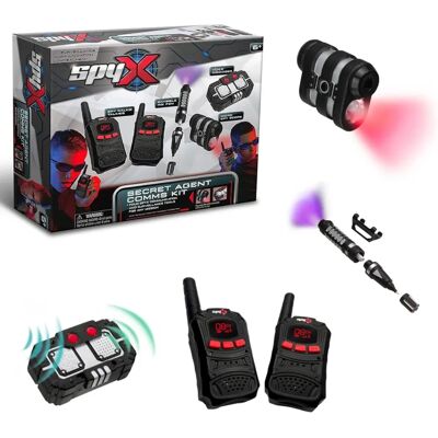 SpyX Secret Comms Kit - Kids - Gray/Black - Communication Kit SpyX Secret Comms Kit - Kids - Gray/Black - Communication Kit