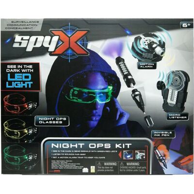 SpyX Night Ops Kit - Vakoilusetti lapsille SpyX Night Ops Kit - Vakoilusetti lapsille