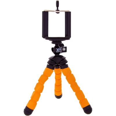 Xsories Treppiedi Bend N Twist - Trépied flexible, Orange, Compact Xsories Treppiedi Bend N Twist - Trépied flexible, Orange, Compact