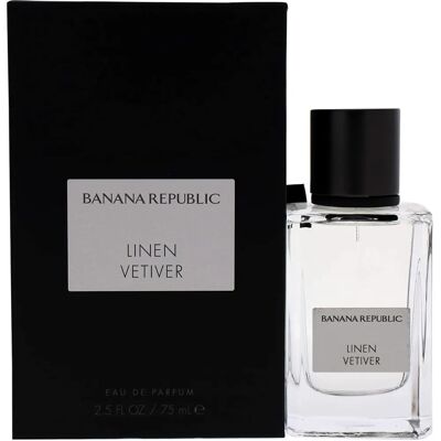 Banana Republic Linen Vetiver Eau de Parfum (75ml) - Publicité Banana Republic Linen Vetiver Eau de Parfum (75ml) - Publicité
