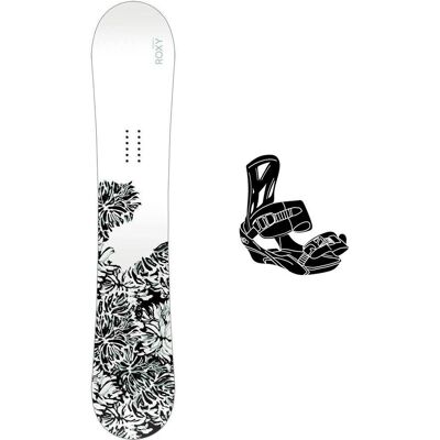 Roxy Raina Snowboard - Polyvalent All Mountain pour Femmes - Publicité Roxy Raina Snowboard - Polyvalent All Mountain pour Femmes - Publicité