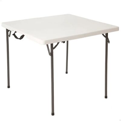 Lifetime Weiße Klapptisch - Quadratisch Stahl Kunststoff 86x86x74cm Lifetime Weiße Klapptisch - Quadratisch Stahl Kunststoff 86x86x74cm