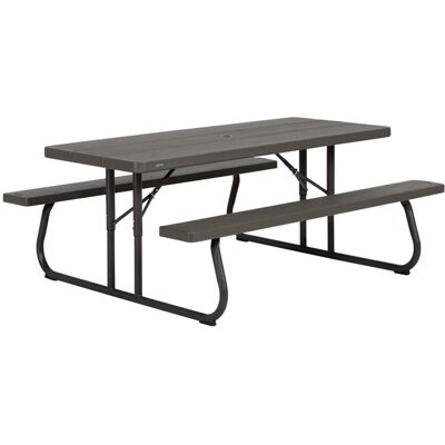 Tavolo Pieghevole Lifetime - Acciaio Plastica 8 Persone Tavolo Pieghevole Lifetime - Acciaio Plastica 8 Persone
