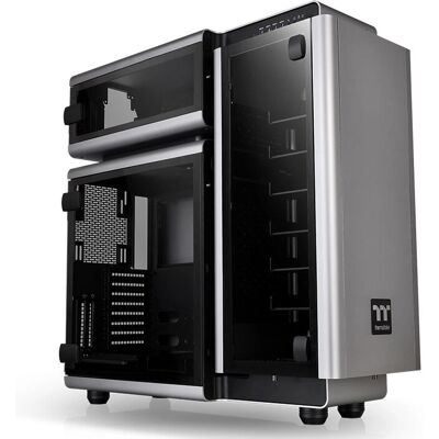 Thermaltake Schwarz Grau PC-Gehäuse - Computer Gehäuse - E-ATX Micro-ATX Mini-ITX ATX Thermaltake Schwarz Grau PC-Gehäuse - Computer Gehäuse - E-ATX Micro-ATX Mini-ITX ATX