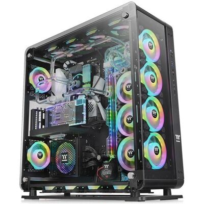 Thermaltake Core P8 TG Täydellinen Torni Musta - PC Kotelo Thermaltake Core P8 TG Täydellinen Torni Musta - PC Kotelo