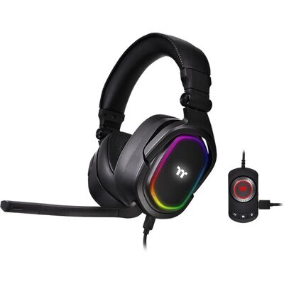 Thermaltake ARGENT H5 RGB Pelitakuulokkeet - Langallinen Musta Thermaltake ARGENT H5 RGB Pelitakuulokkeet - Langallinen Musta