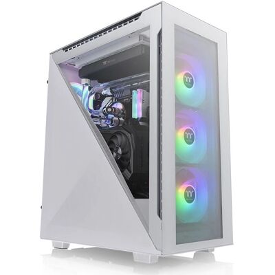 Thermaltake Divider 500 TG Snow ARGB Tour Midi - Boîtier PC - Publicité Thermaltake Divider 500 TG Snow ARGB Tour Midi - Boîtier PC - Publicité