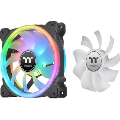 Thermaltake SWAFAN 12 RGB Computer Case Fan - Fan 12cm - Pack of 3 Thermaltake SWAFAN 12 RGB Computer Case Fan - Fan 12cm - Pack of 3