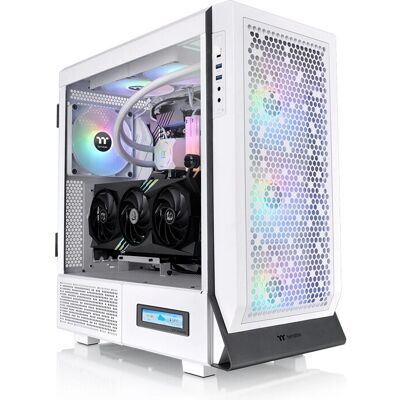 Thermaltake Ceres 500 Snow Edition Mid Tower E-ATX Computer Kabinet Thermaltake Ceres 500 Snow Edition Mid Tower E-ATX Computer Kabinet