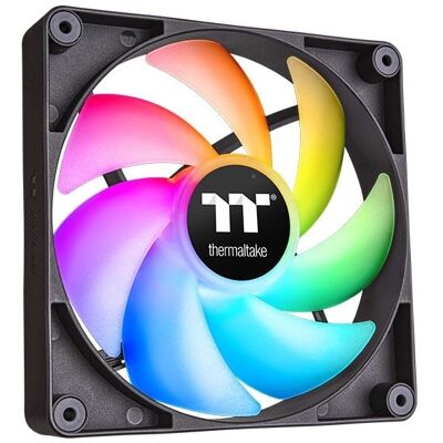Thermaltake CT120 ARGB Sync PC-fläkt Svart Vit - 2 st Thermaltake CT120 ARGB Sync PC-fläkt Svart Vit - 2 st
