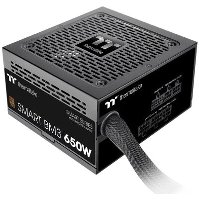 Thermaltake Smart BM3 Zasilacz - 650W - Czarny Thermaltake Smart BM3 Zasilacz - 650W - Czarny
