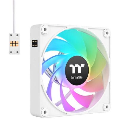 Thermaltake CL-F194-PL12SW-A 12cm Biały Wentylator Komputerowy - Zestaw 3 sztuk Thermaltake CL-F194-PL12SW-A 12cm Biały Wentylator Komputerowy - Zestaw 3 sztuk
