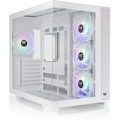 Thermaltake Λευκή View 380 TG ARGB Midi Tower - Κουτί Υπολογιστή Thermaltake Λευκή View 380 TG ARGB Midi Tower - Κουτί Υπολογιστή