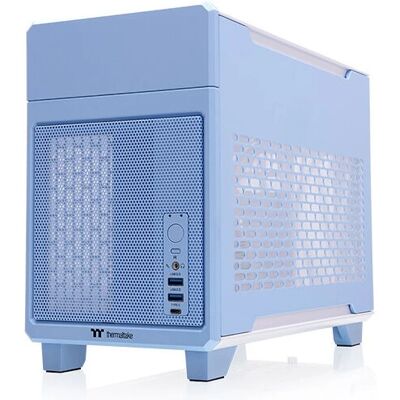 Thermaltake TR100 Mini Tower - Computerbehuizing - Blauw Thermaltake TR100 Mini Tower - Computerbehuizing - Blauw