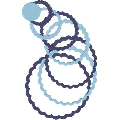Ensemble de Framelits Sizzix - 8 Cercles Dentelés Ensemble de Framelits Sizzix - 8 Cercles Dentelés