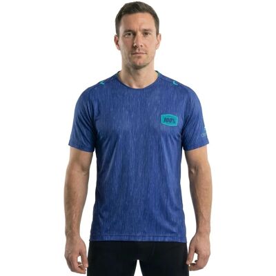 100% Celium Heather Enduro/Trail Jersey - Uomo - Blu - S 100% Celium Heather Enduro/Trail Jersey - Uomo - Blu - S