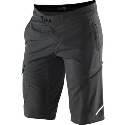 Shorts Ridecamp Charcoal 100% - Attrezzatura MTB Shorts Ridecamp Charcoal 100% - Attrezzatura MTB