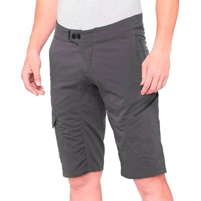 100% RideCamp Shorts - 36" Charcoal - Baggy Shorts - Shorts 100% RideCamp Shorts - 36" Charcoal - Baggy Shorts - Shorts