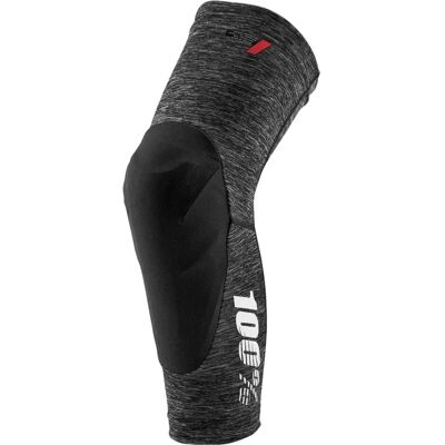 Genouillères MTB 100% Teratec - Heather/Noir - Protection niveau 1 - Publicité Genouillères MTB 100% Teratec - Heather/Noir - Protection niveau 1 - Publicité
