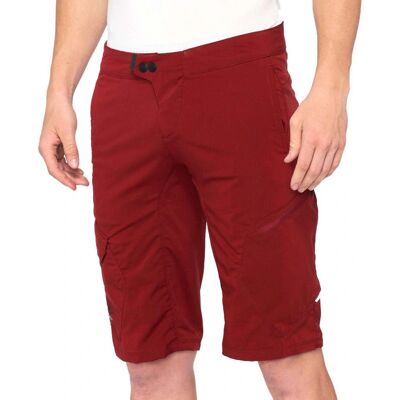 100% RideCamp Shorts - 36" Rot - Baggy Shorts 100% RideCamp Shorts - 36" Rot - Baggy Shorts