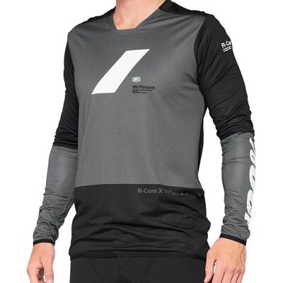 100% R-Core X Langarm Jersey Grau Kohle Schwarz 100% R-Core X Langarm Jersey Grau Kohle Schwarz