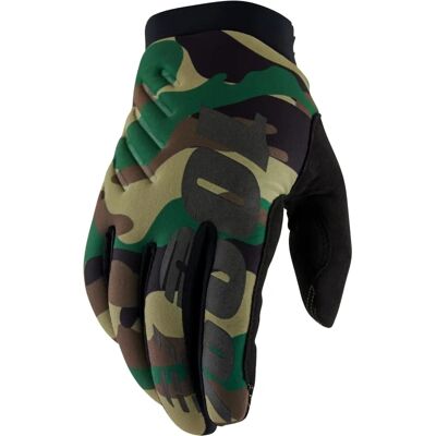 100% Brisker Black Men's Gloves - Gloves 100% Brisker Black Men's Gloves - Gloves