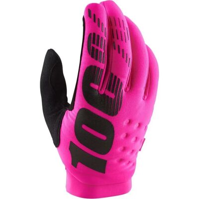 100% Brisker Gloves - Pink - S - Cold Weather 100% Brisker Gloves - Pink - S - Cold Weather