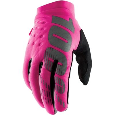 Guantes de bicicleta para damas 100% Brisker - Rosa/Negro - S - Guantes de bicicleta Guantes de bicicleta para damas 100% Brisker - Rosa/Negro - S - Guantes de bicicleta