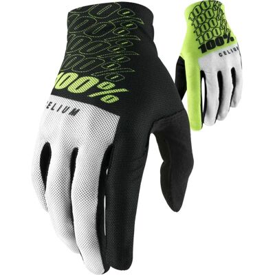 100% Celium Fahrrad Handschuhe - Gelb - Unisex 100% Celium Fahrrad Handschuhe - Gelb - Unisex