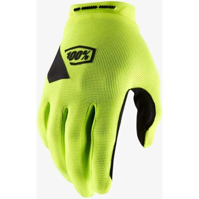 Guanti da Bicicletta 100% Ridecamp - Unisex Giallo Taglia 2XL Guanti da Bicicletta 100% Ridecamp - Unisex Giallo Taglia 2XL