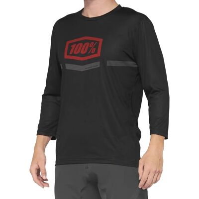 100%, Herren, Velotrikot, Herren Airmatic T-Shirt (1er Pack) (L), Schwarz, Rot, L 100%, Herren, Velotrikot, Herren Airmatic T-Shirt (1er Pack) (L), Schwarz, Rot, L